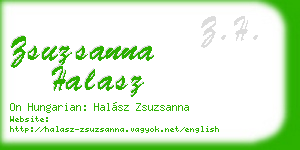 zsuzsanna halasz business card